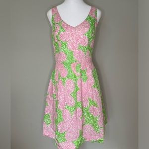 Lilly Pulitzer 100% Cotton Limeade Cheat Ya Spring 2014 Dress 4
